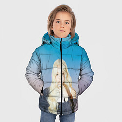 Куртка зимняя для мальчика JENNIE BLACKPINK, цвет: 3D-черный — фото 2