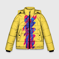 Куртка зимняя для мальчика Cyberpunk 2077, цвет: 3D-светло-серый