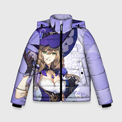 Куртка зимняя для мальчика GENSHIN IMPACT, ЛИЗА, цвет: 3D-светло-серый