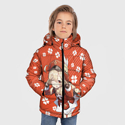 Куртка зимняя для мальчика GENSHIN IMPACT, цвет: 3D-светло-серый — фото 2