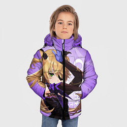 Куртка зимняя для мальчика GENSHIN IMPACT, ФИШЛЬ, цвет: 3D-черный — фото 2