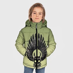 Куртка зимняя для мальчика Чернильная сова силуэт, цвет: 3D-черный — фото 2