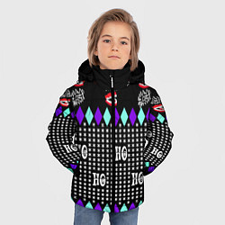 Куртка зимняя для мальчика 2021 Ho Ho, цвет: 3D-черный — фото 2