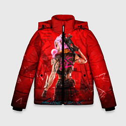 Куртка зимняя для мальчика КИБЕРПАНК 2077, цвет: 3D-светло-серый