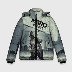 Куртка зимняя для мальчика Metro Exodus, цвет: 3D-черный