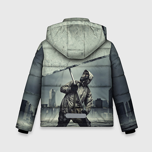 Зимняя куртка для мальчика Metro Exodus / 3D-Черный – фото 2