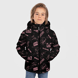 Куртка зимняя для мальчика BLACKPINK, цвет: 3D-черный — фото 2