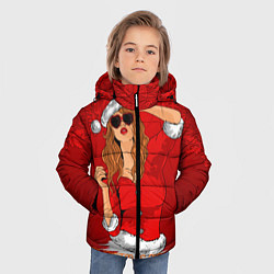 Куртка зимняя для мальчика New Ledi, цвет: 3D-черный — фото 2