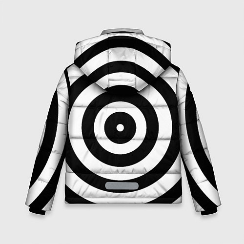 Зимняя куртка для мальчика Узор Академия Амбрелла / 3D-Светло-серый – фото 2