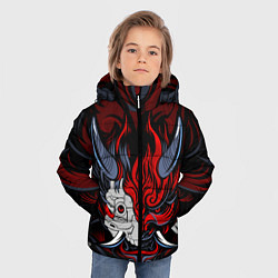 Куртка зимняя для мальчика SAMURAI LVL UP, цвет: 3D-черный — фото 2