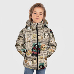 Куртка зимняя для мальчика Ван пис, цвет: 3D-светло-серый — фото 2