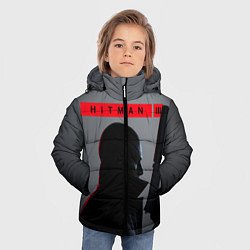 Куртка зимняя для мальчика Hitman III, цвет: 3D-светло-серый — фото 2