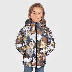 Куртка зимняя для мальчика Dogs, цвет: 3D-черный — фото 2