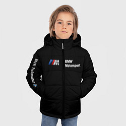 Куртка зимняя для мальчика BMW M, цвет: 3D-черный — фото 2