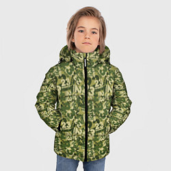 Куртка зимняя для мальчика 23 февраля, цвет: 3D-черный — фото 2