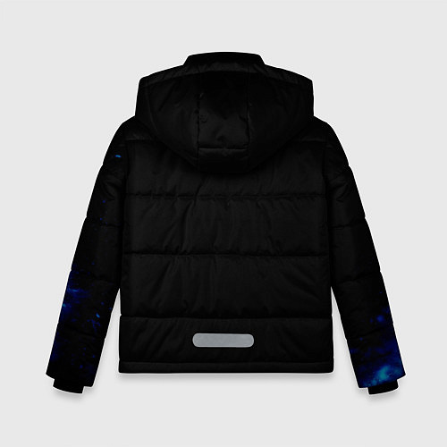 Зимняя куртка для мальчика Волк Вселенная / 3D-Черный – фото 2