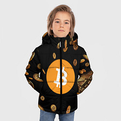 Куртка зимняя для мальчика BITCOIN, цвет: 3D-черный — фото 2