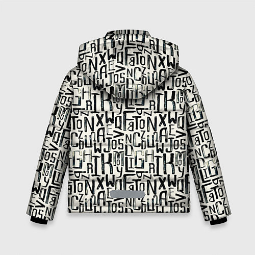 Зимняя куртка для мальчика Grunge / 3D-Черный – фото 2