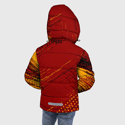 Зимняя куртка для мальчика Hades - Аид / 3D-Светло-серый – фото 4