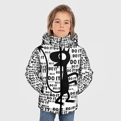 Куртка зимняя для мальчика Люси, цвет: 3D-черный — фото 2