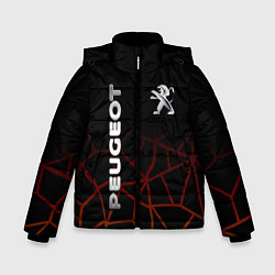 Куртка зимняя для мальчика PEUGEOT, цвет: 3D-черный