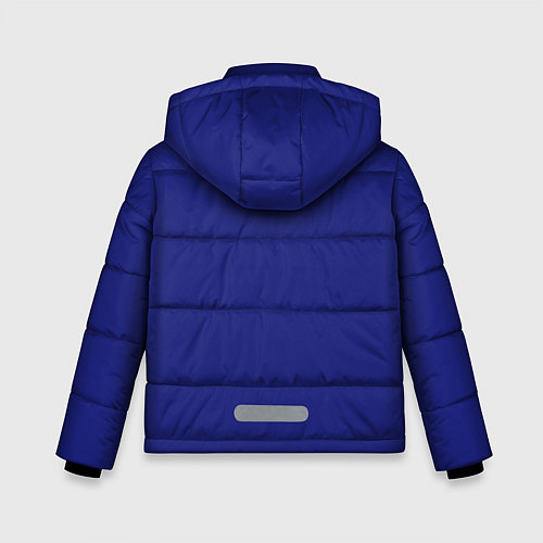 Зимняя куртка для мальчика Синий / 3D-Черный – фото 2