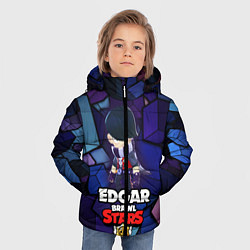 Куртка зимняя для мальчика BRAWL STARS EDGAR, цвет: 3D-черный — фото 2