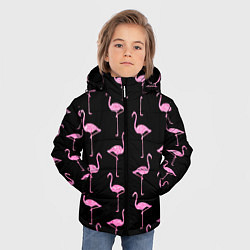 Куртка зимняя для мальчика Фламинго Чёрная, цвет: 3D-черный — фото 2