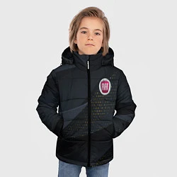 Куртка зимняя для мальчика FIAT ФИАТ S, цвет: 3D-светло-серый — фото 2