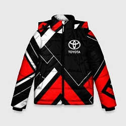 Куртка зимняя для мальчика Toyota, цвет: 3D-черный