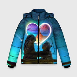 Куртка зимняя для мальчика Ваня Дмитриенко Венера-Юпитер, цвет: 3D-черный
