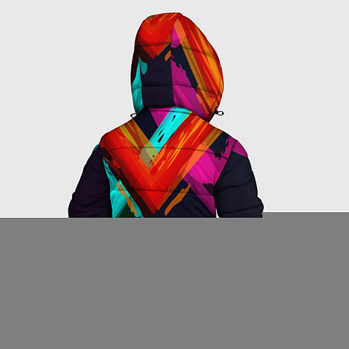 Зимняя куртка для мальчика CYBERPUNK 2077 CITY / 3D-Красный – фото 4