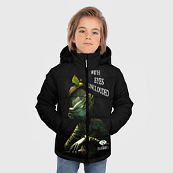 Куртка зимняя для мальчика Little Nightmares длиннорукий, цвет: 3D-черный — фото 2