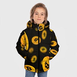 Куртка зимняя для мальчика БИТКОИН BITCOIN, цвет: 3D-светло-серый — фото 2