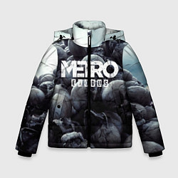 Куртка зимняя для мальчика Metro Exodus, цвет: 3D-светло-серый