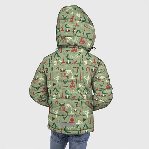Зимняя куртка для мальчика Йога / 3D-Светло-серый – фото 4