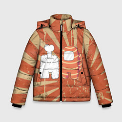 Куртка зимняя для мальчика СУШИ AMONG US IMPOSTOR, цвет: 3D-черный