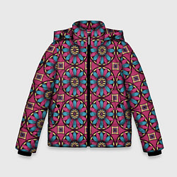 Зимняя куртка для мальчика Африканский цветочный узор