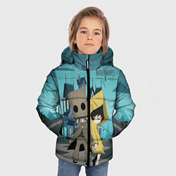Куртка зимняя для мальчика Little Nightmares 2, цвет: 3D-светло-серый — фото 2