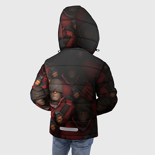 Зимняя куртка для мальчика Team Fortress / 3D-Светло-серый – фото 4