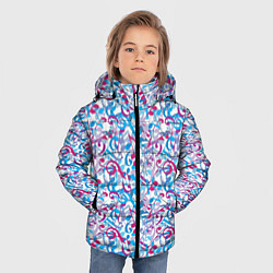 Куртка зимняя для мальчика Ноты, цвет: 3D-черный — фото 2