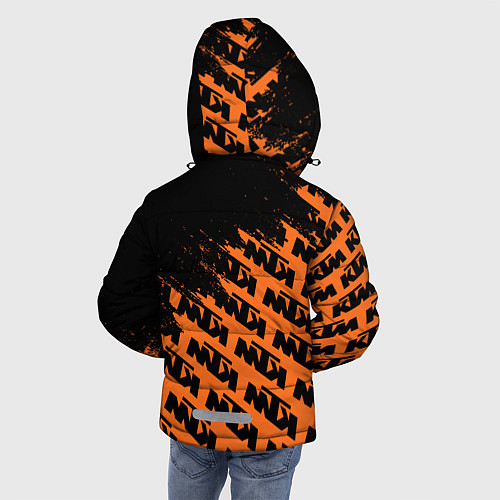 Зимняя куртка для мальчика KTM КТМ / 3D-Красный – фото 4