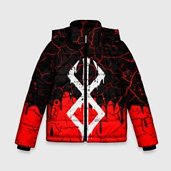 Куртка зимняя для мальчика BERSERK, цвет: 3D-красный