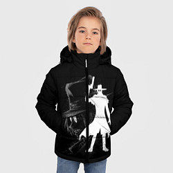 Куртка зимняя для мальчика Hellsing, цвет: 3D-светло-серый — фото 2
