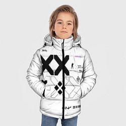 Куртка зимняя для мальчика Desert Eagle: Printstream White, цвет: 3D-светло-серый — фото 2