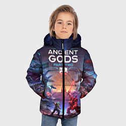 Куртка зимняя для мальчика DOOM Eternal: The Ancient Gods, цвет: 3D-черный — фото 2