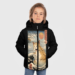 Куртка зимняя для мальчика CATZILLA, цвет: 3D-черный — фото 2