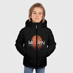 Куртка зимняя для мальчика Марс, цвет: 3D-черный — фото 2
