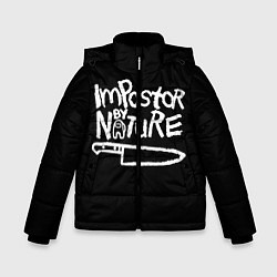 Куртка зимняя для мальчика Among Us Naughty by Nature, цвет: 3D-черный