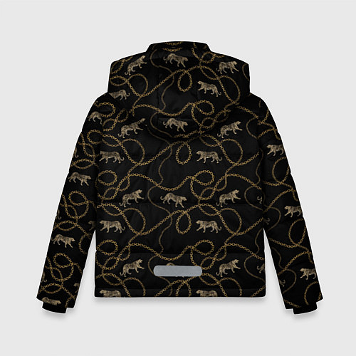 Зимняя куртка для мальчика Морда тигра / 3D-Черный – фото 2